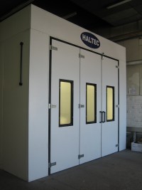 Our new spray booth